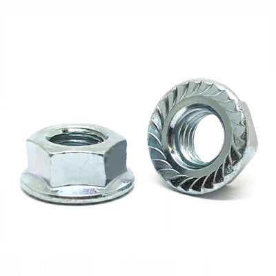 Grade 2 Serrated Flange Nuts