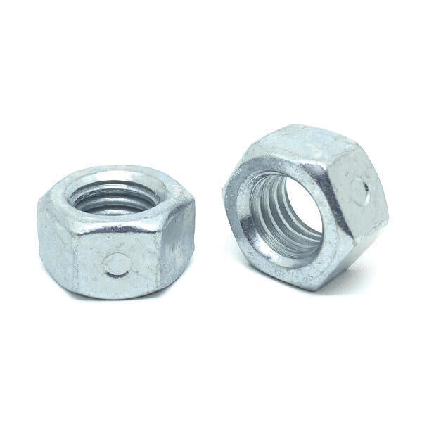 9/16"-18 Steel Two Way Reversible Hex Lock Nuts Zinc
