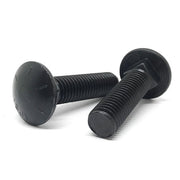 3/4-10x2-1/2" Grade 8 Round Head Square Neck Full Thread Carriage Bolts Plain