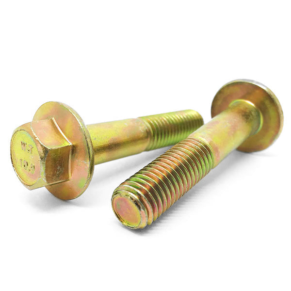 M12-1.75x90 Class 10.9 Hex Flange Bolts Zinc Yellow