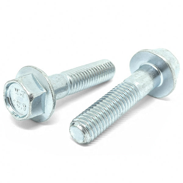 M8-1.25x50 Class 10.9 JIS Hex Flange Bolts Zinc Clear
