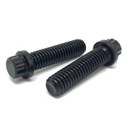 5/8-11x2-1/2" Alloy 12 Point Flange Screws Black Oxide
