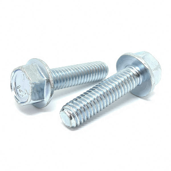 5/16-18x3/4" Grade 5 Hex Flange Bolts Zinc Clear