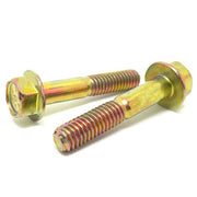 1/2-13x2-3/4" Grade 8 Hex Flange Frame Bolts Zinc Yellow