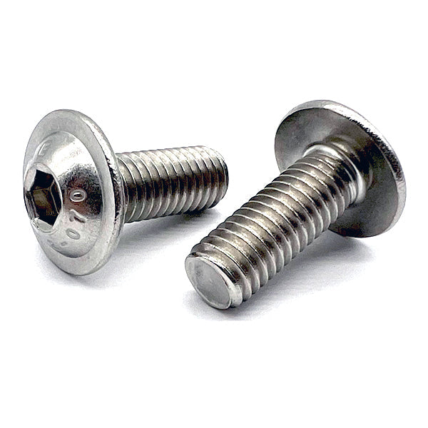 M6-1.0x20 A2-70 Stainless Steel Button Flange Socket Cap Screws