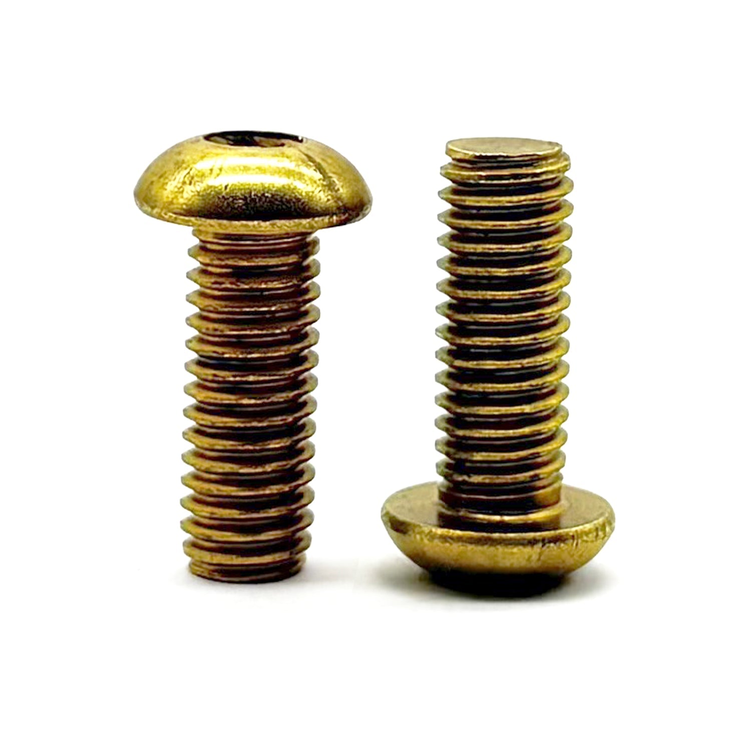 5/16"-18x3/4" Brass Button Head Socket Cap Screw