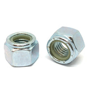 M5-0.8 Class 8 Nylon Insert Hex Nuts Zinc