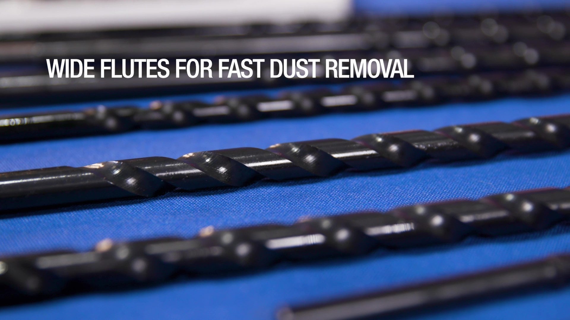 3/16" - 1/2" x 6" 5 Piece Carbide Tipped Masonry Drill Bit Set