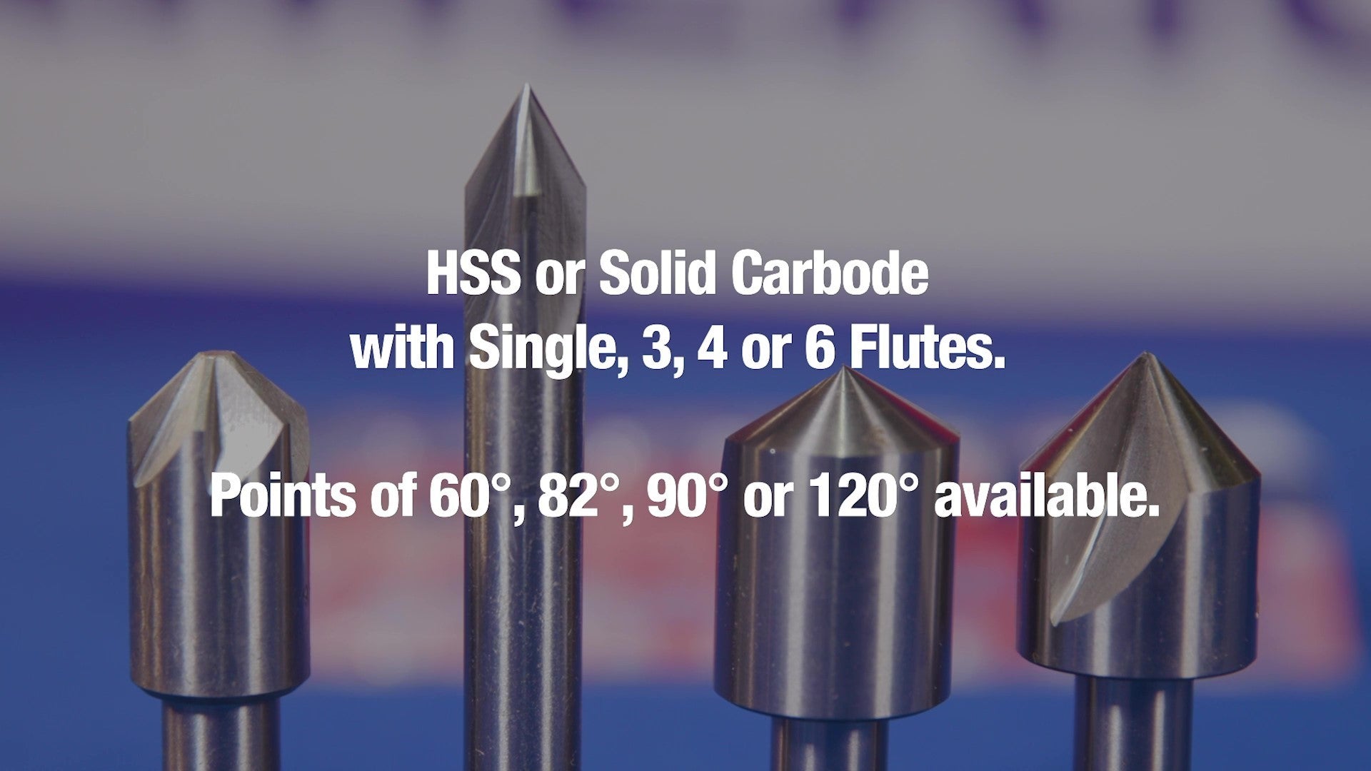 1/4"-90 HSS Single Flute Countersink