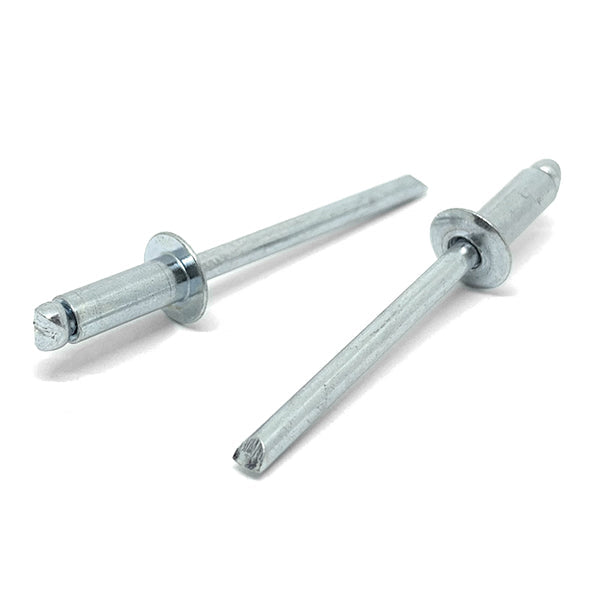 1/8" Dia 1/16"-1/8" (42) Grip - Dome Head Blind Rivets Alum/Alum Mandrel