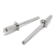 1/8" Dia 5/16"-3/8" (46)  Grip - Dome Head Blind Rivets Stainless/Stainless Mandrel