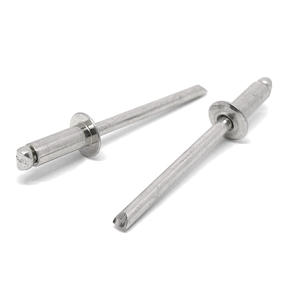 3/16" Dia 1/4"-3/8" (66)  Grip - Dome Head Blind Rivets Stainless/Stainless Mandrel