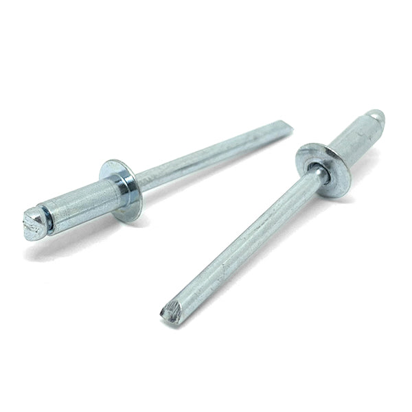 1/4" Dia 7/8"-1" (816)   Grip - Dome Head Blind Rivets Steel/Steel Mandrel Zinc