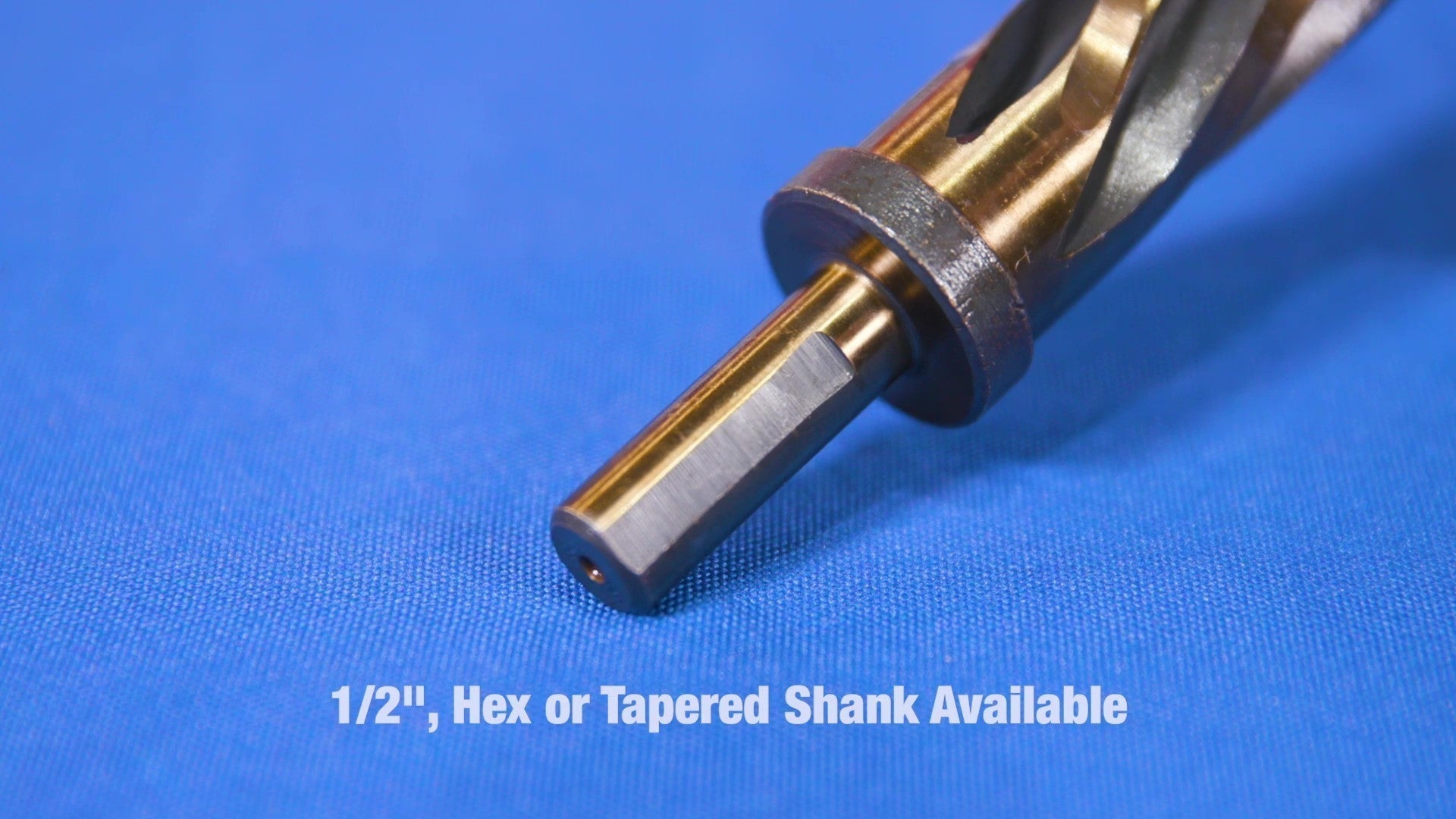 11/16" HSS 1/2" Straight Shank Bridge Reamer
