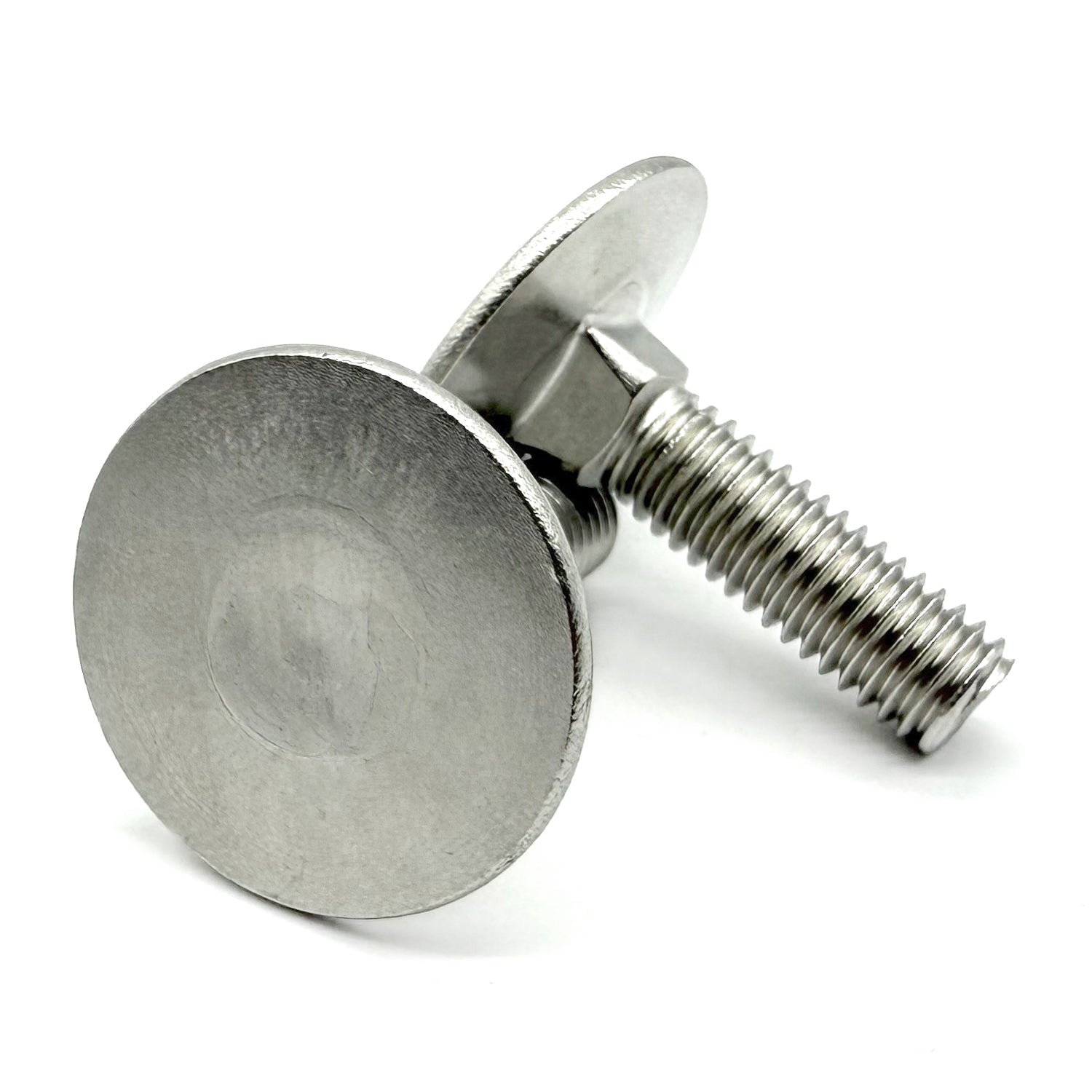 5/16"-18x1-1/2" Stainless Steel Round Head Square Neck Elevator Bolt