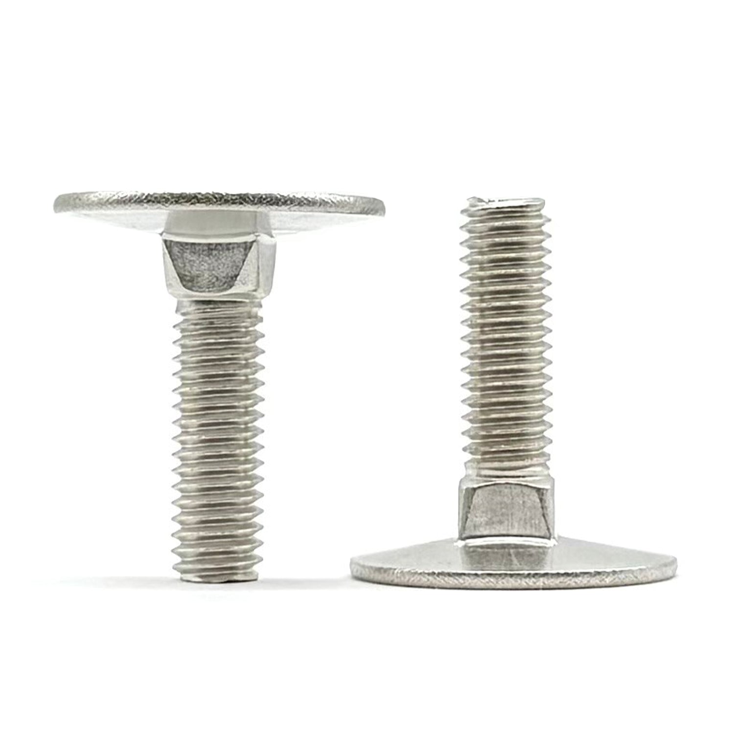 1/4"-20x2-1/2" Stainless Steel Round Head Square Neck Elevator Bolt