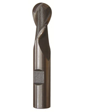 1" X 1" HSS 2 Flute Single End Ball End Mill
