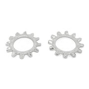 #10 410 Stainless Steel External Tooth Lock Washers