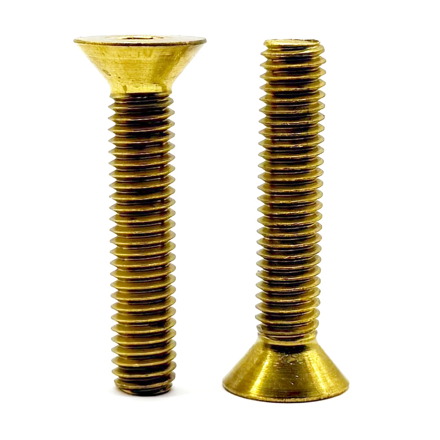 1/2"-13x4" Brass Flat Head Socket Cap Screw