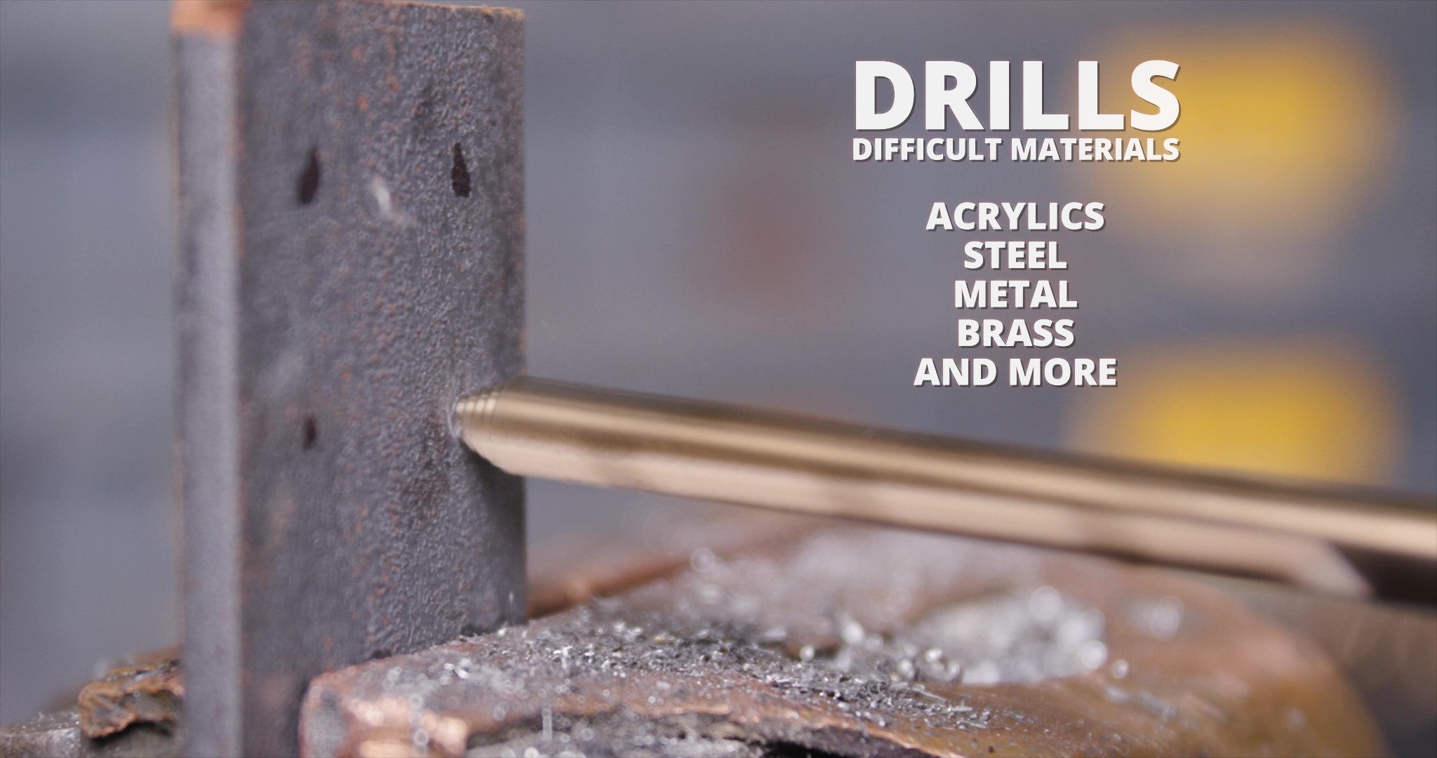 27/64" Stepped Point Cobalt Drill Bit with 3-Flat Shank