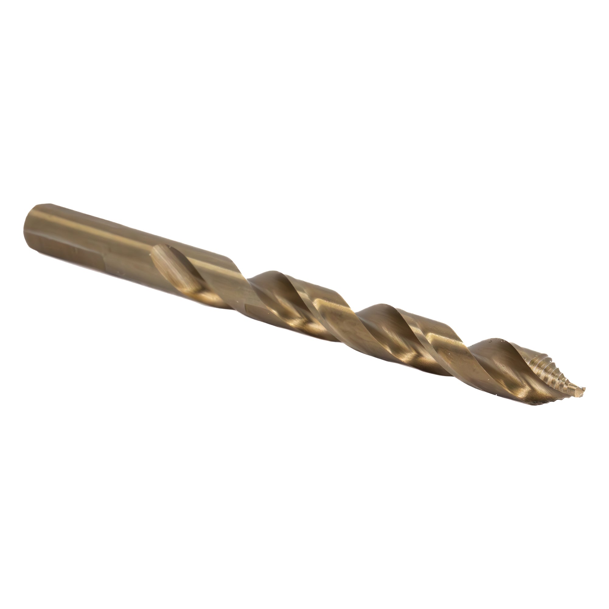 29/64" Stepped Point Cobalt Drill Bit with 3-Flat Shank