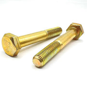 M10-1.50x60 Class 10.9 Hex Cap Screws Zinc Yellow
