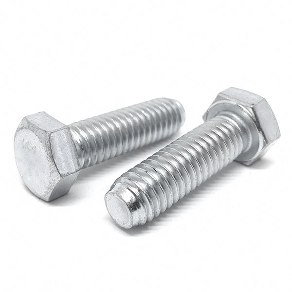 M6-1.0x25 Class 10.9 Hex Cap Screws Zinc Clear