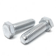 M10-1.25x35 Class 8.8 Hex Cap Screws Zinc Clear