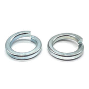 M6 Class 12 High Collar Split Lock Washer Zinc Clear