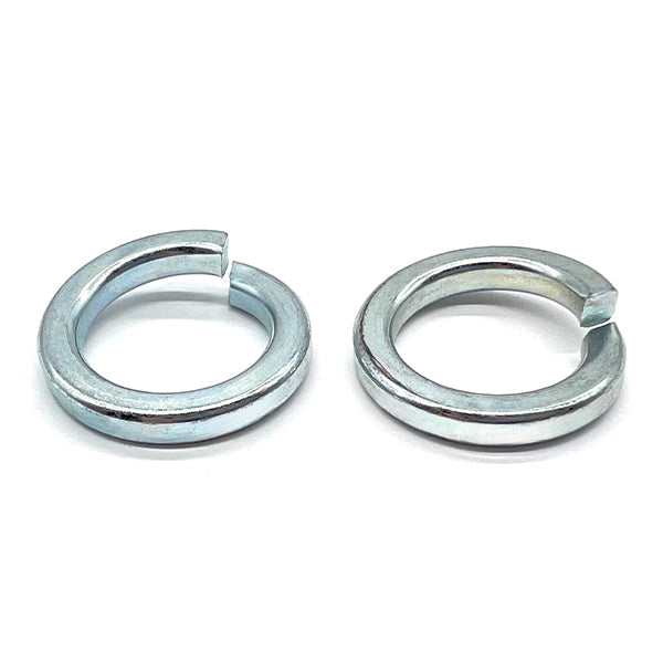 M5 Class 12 High Collar Split Lock Washer Zinc Clear