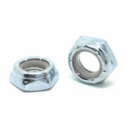 1"-8 Grade A Nylon Insert Hex Jam Nuts Zinc