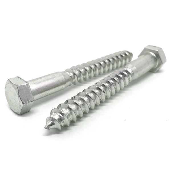 5/16-9x6" Hex Lag Screws A307 Grade A Zinc