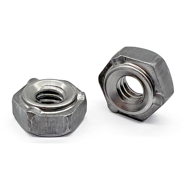 5/16"-18 3 Prong Short Pilot Hex Weld Nuts