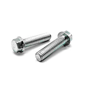 M6-1.0x16 Hex Flange Bolt Smooth Head Off Road Moto Hardware Zinc