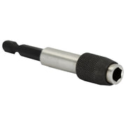 3" Long Stainless Steel Magnetic Bit Holder with Cap