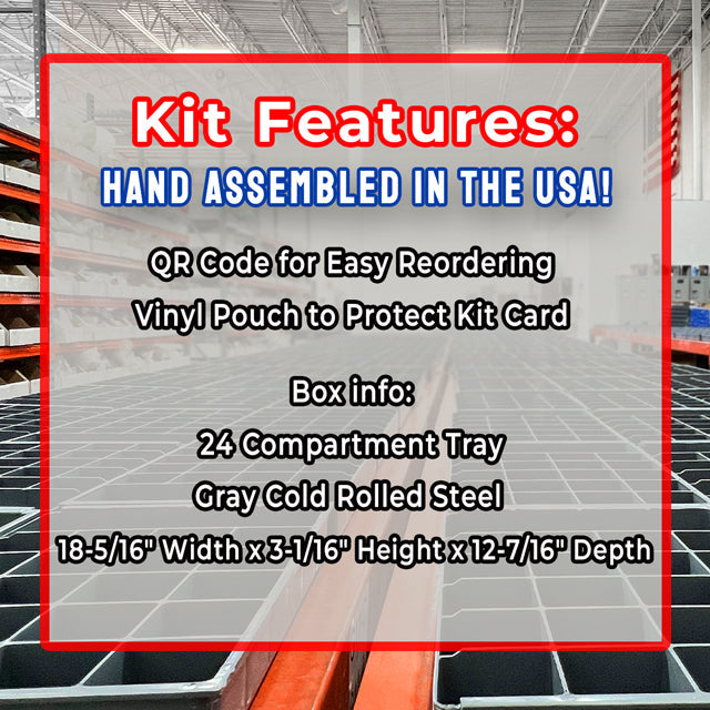 Aluminum and Steel Multi-Grip, Closed-End, & Oversized Head Rivets Assortment - 2026 PCS