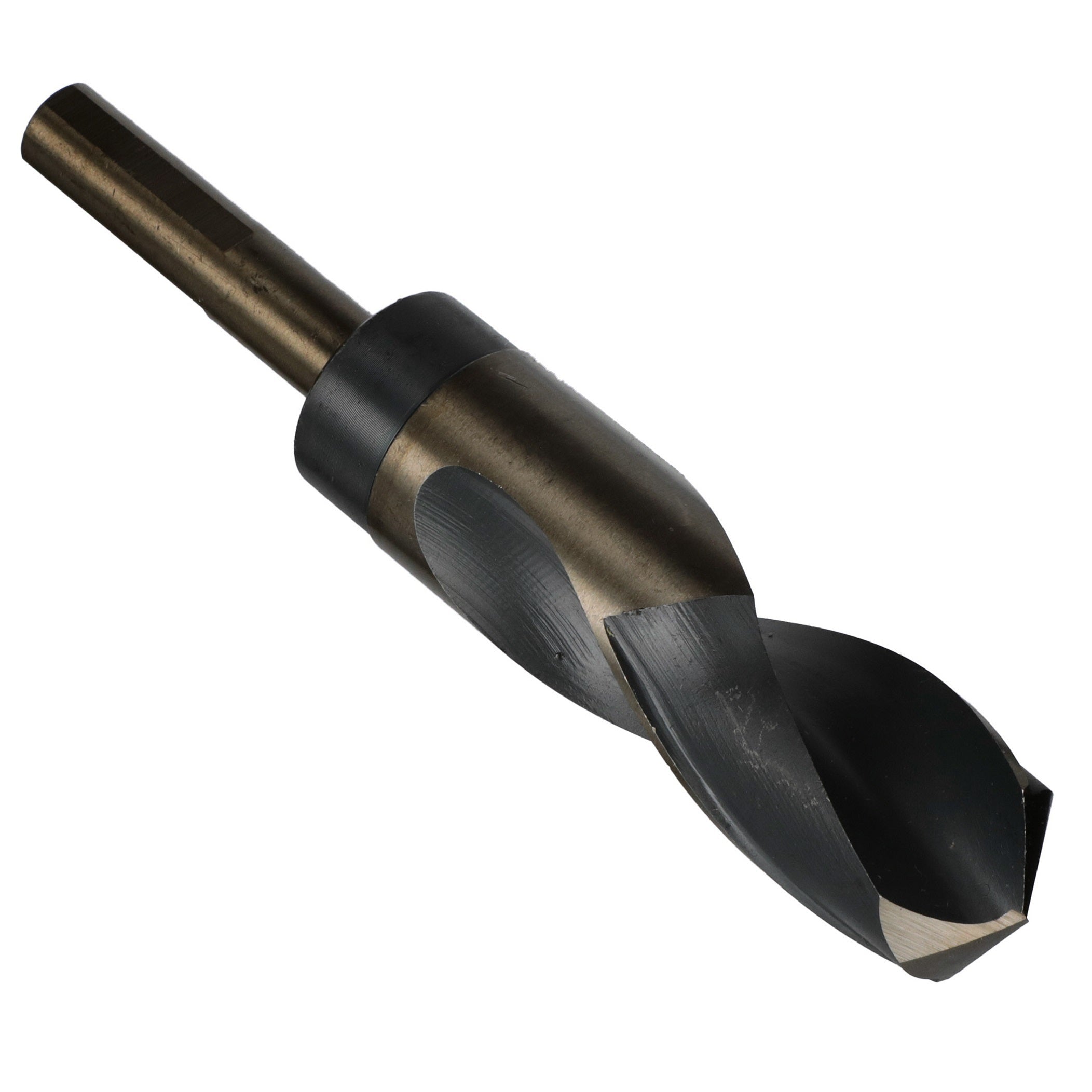 1-5/16" HSS Black & Gold Drill Bit with Reduced 1/2" 3-Flat Shank, Contractor Series
