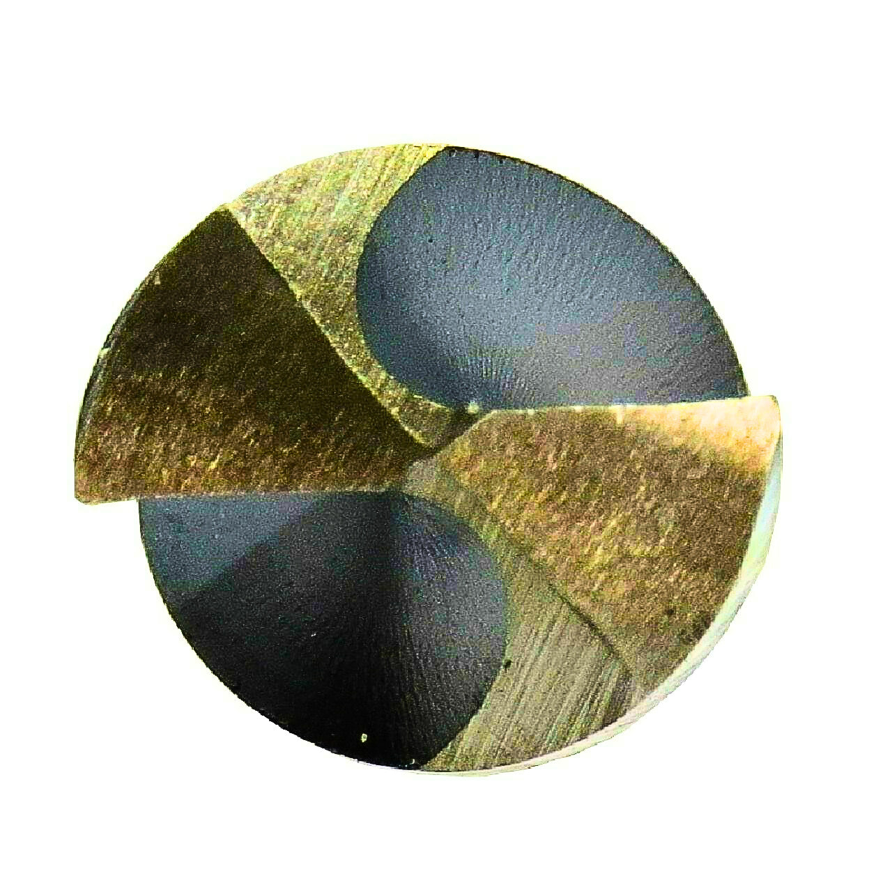 51/64" HSS Black & Gold Drill Bit with Reduced 1/2" 3-Flat Shank, Contractor Series