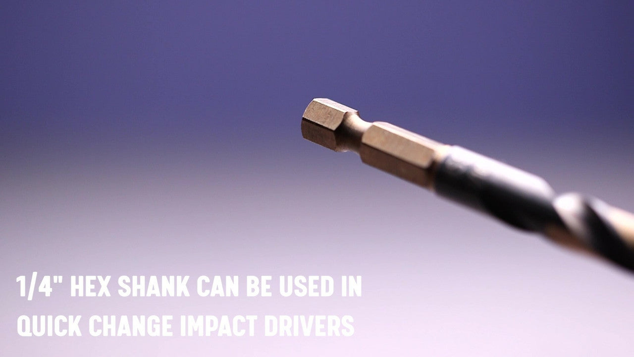 17/64" HSS Quick Change Hex Shank Drill Bit