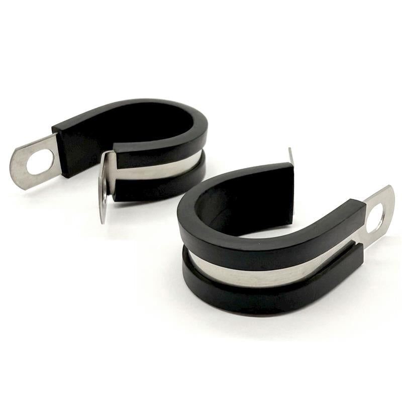 1/2" Stainless Steel Rubber Insulated Medium Duty Cable Clamp