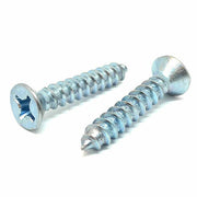#12X1" Phillips Flat Head Type AB Self Tapping Sheet Metal Screws Zinc