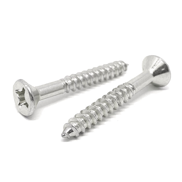 #14x2-1/2" Stainless Steel Phillips Flat Head Wood Screws