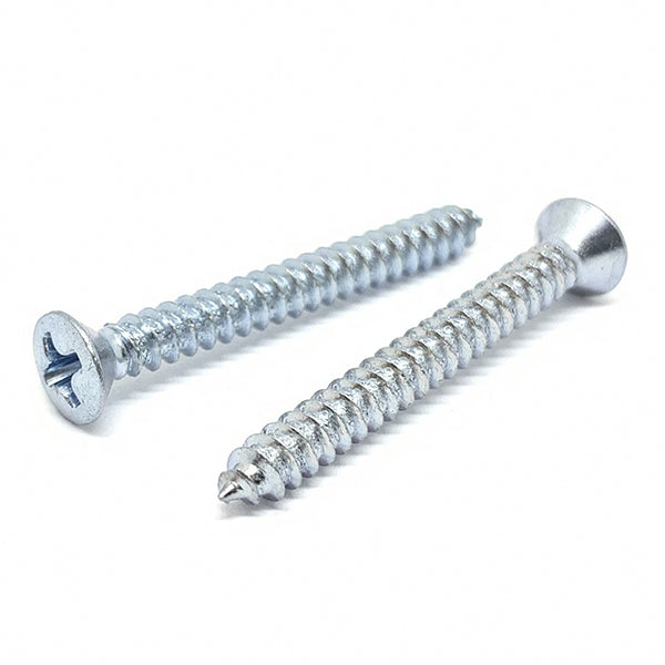 #10x5/8" Phillips Oval Head Type AB Self Tapping Sheet Metal Screws Zinc