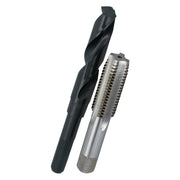 7/8"-9 UNC HSS Plug Tap and 49/64" HSS 1/2" Shank Drill Bit Kit