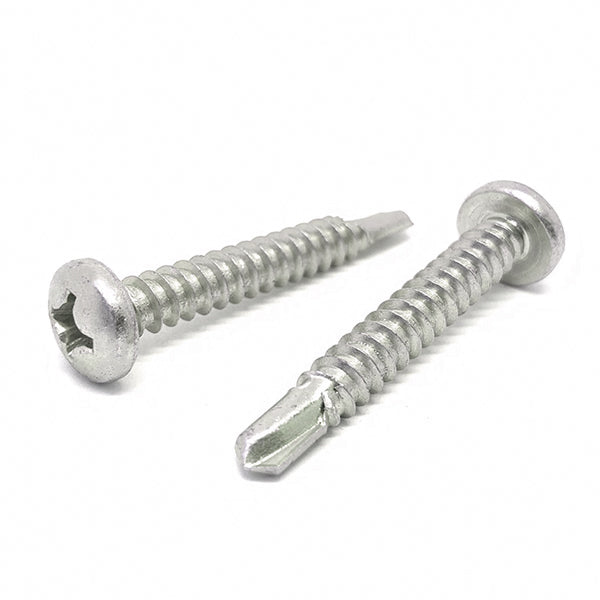 #6x3/4" Stainless Steel Phillips Pan Head #2 Point Self Drilling Screws