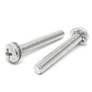 #4-40x3/4" 410 Stainless Steel Internal Tooth Sems Phillips Pan Head Machine Screws