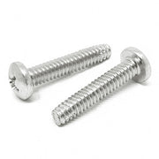 #8-32x1/2" 410 Stainless Steel Phillips Pan Head Type F Thread Cutting Screws