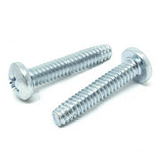 1/4-20x3/4"  Phillips Pan Head Type F Thread Cutting Screws Zinc