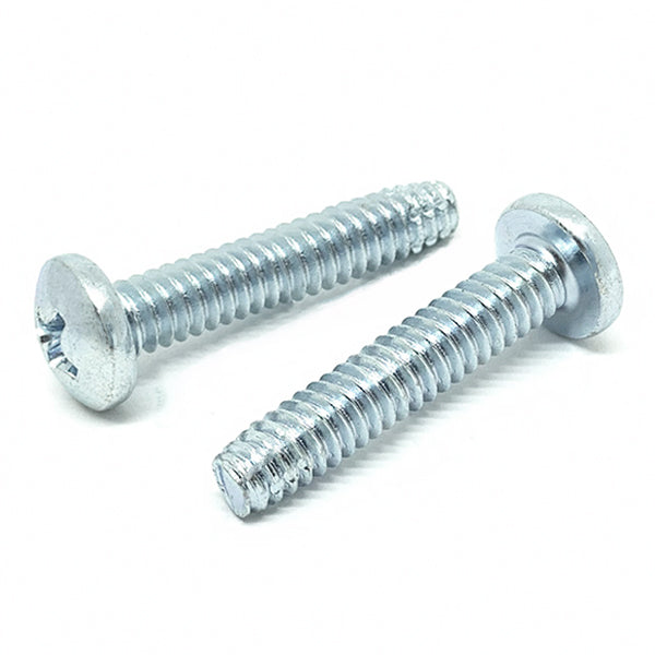 1/4-20x3/4"  Phillips Pan Head Type F Thread Cutting Screws Zinc