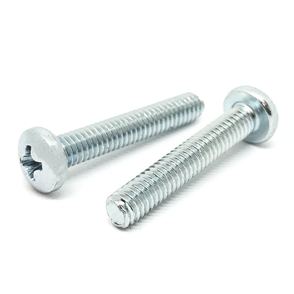 #6-32x5/8" Phillips Pan Head Machine Screws Steel Zinc